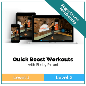 Quick Boost Workouts with Shelley on FitStreams.club
